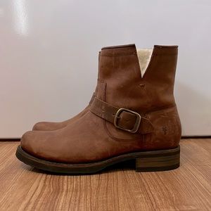 Frye Veronica Shearling Bootie, Size 8.5